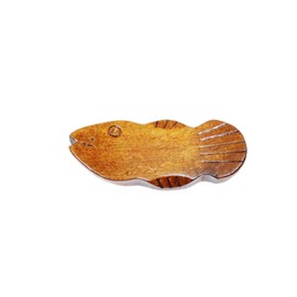 Speed mao Stylish Wooden Fish Shape Chopsticks Rest Set of 6