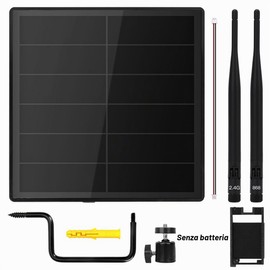D5-2A 5W Solar Panel System for Rak4631 LoRa Module for DIY Meshtastic Meshcore LoRa Node Kits with 868MHz & 2,4g BLE Antenna