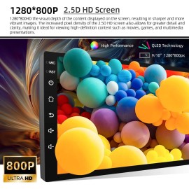 fortdows-123 FM Carplay Car Stereo Radio GPS Navi Head Unit For 2015-2017 Toyota Camry