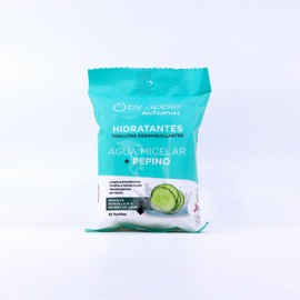 By Apple Toallitas Desmaquillantes (Agua Micelar + Pepino) 30 Piezas