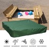 Sandbox Cover Square with Drawstring, Oxford Cloth Sandbox Canopy Waterproof