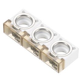 MECCANIXITY 3 Pcs 300A Terminal Block Fuse, 58V DC Marine Rated Battery Fuse and Terminal Block, for The Circuit Protection of Automobiles RVs Cranes Ships Charging