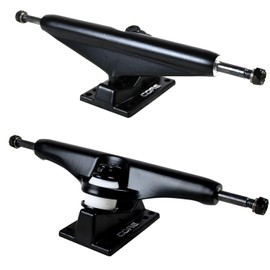 Core Skateboard Trucks 7.0 (9.63") Black / Black Base, Premium Bushings