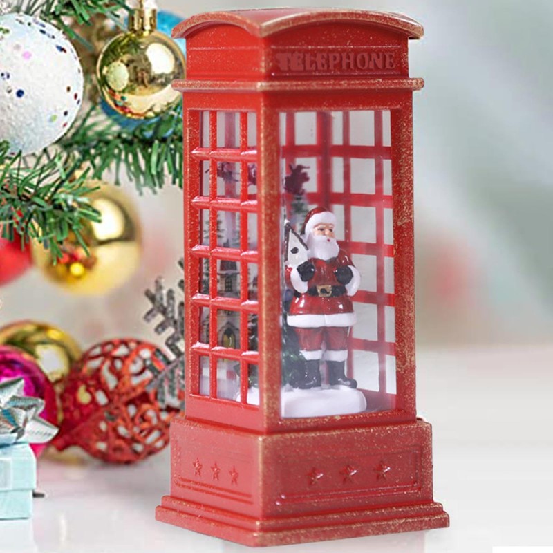 London Phone Booth Light, LED Lamp - Retro London Telephone