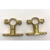 Greened House Brass Munsen Pipe Ring Clip & Backplate 15mm