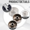 6 Silver Cooker Knobs, Universal Gas Hob Knobs for Ovens