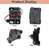 Foknya 50 Amp Circuit Breaker, Manual Reset Switch Waterproof Inline