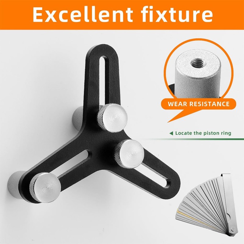 Workshop Universal Piston Ring Squaring Tool With 32 Blades Feeler