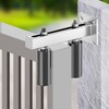 6" Slide Gate Guide Roller – UHMW Hard Nylon Adjustable
