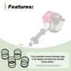 Quctaki 4 PCS Trimmer Head Spring Compatible with RedMax BCZ230TS