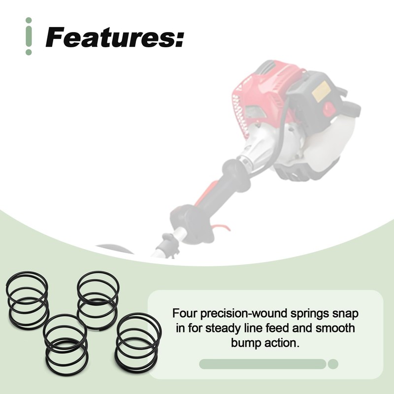 Quctaki 4 PCS Trimmer Head Spring Compatible with RedMax BCZ230TS
