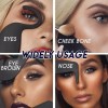 Dolores Paleta Sombra Contorno Tints Rubor Ahumados Facial Aplicador