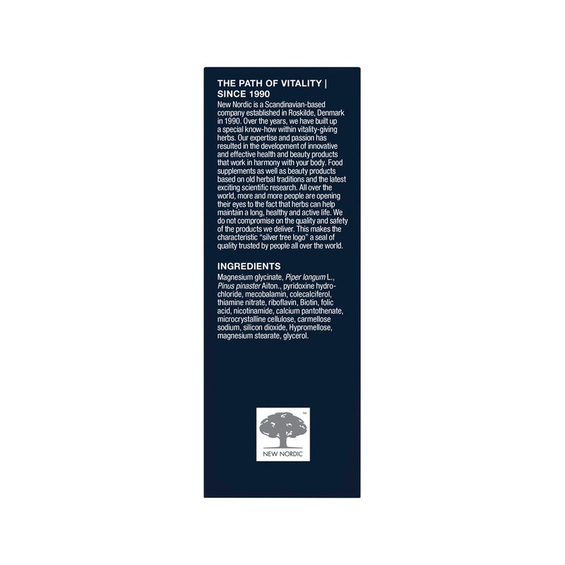 New Nordic Active Magnesium Glycinate 600mg 60t