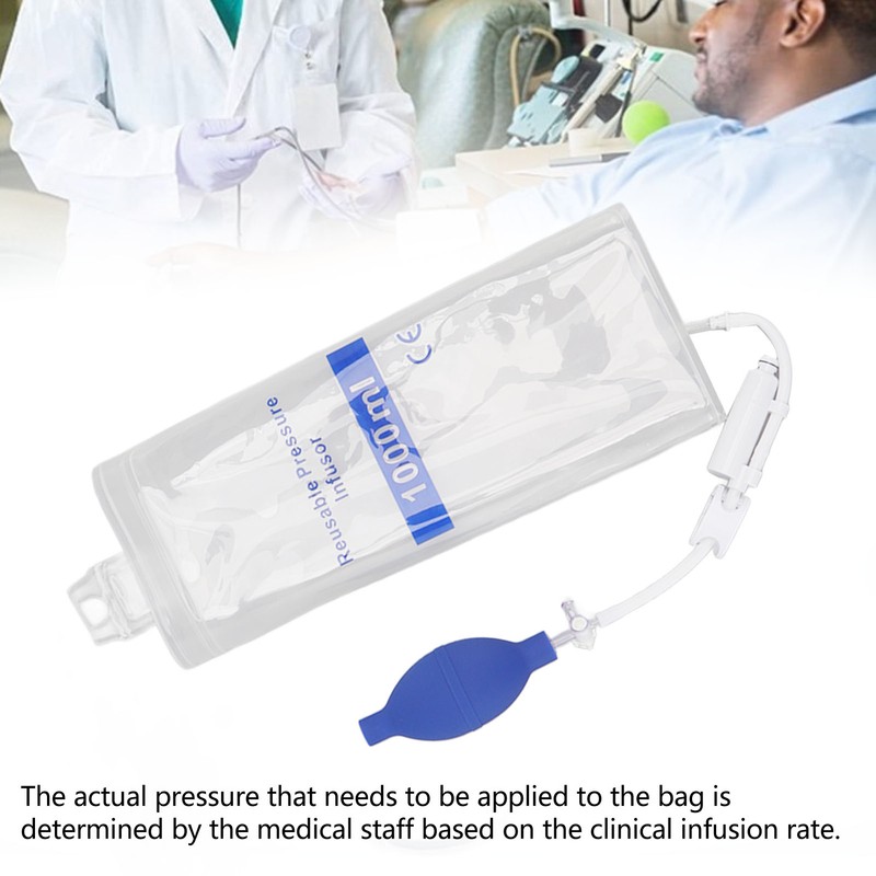 1000ml Pressure Infusion Bag for Blood and Fluid Quick Infusion