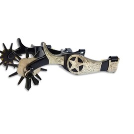 Southwestern Equine Texas Star 10pt Mens Jingle Bob Spurs