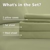 USXIBEI King Size 4 Piece Bed Sheet Set - Ultra