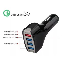 OEM Cargador Rapido Para Carro  Usb 4 Puertos
