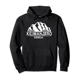 Mountain Kilimanjaro 5540m Scene Hiking Professional Pullover Hoodie