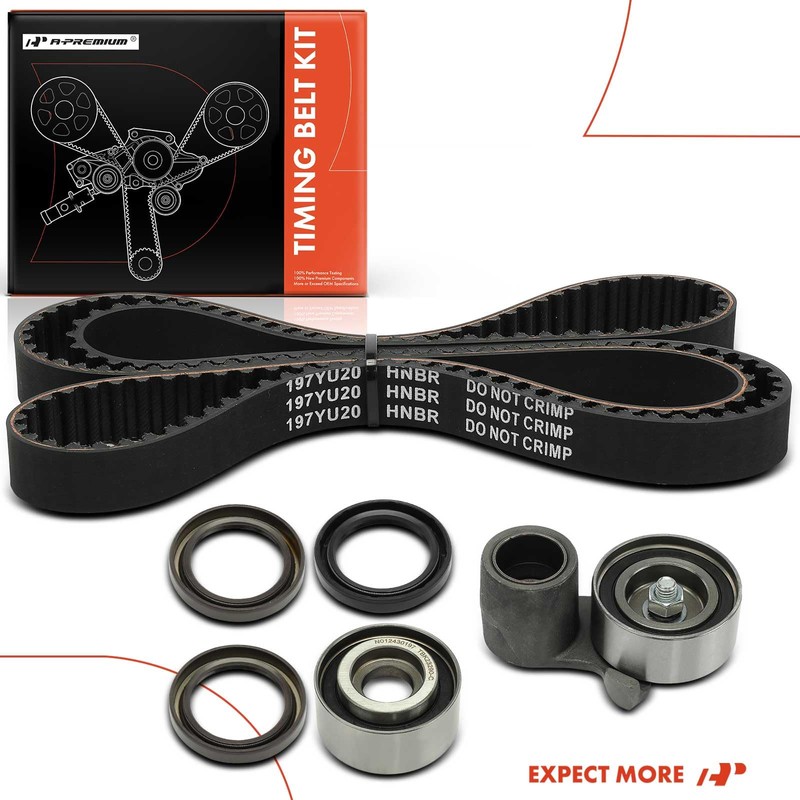 A-Premium Engine Timing Belt Kit Compatible with Honda Accord 2003-2017,