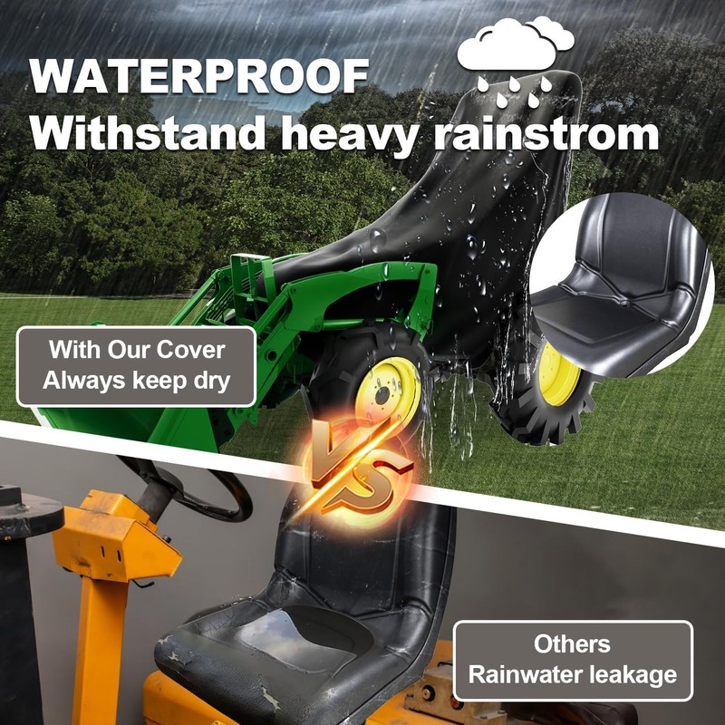 Tractor Covers Waterproof Heavy Duty Compatible with Kubota, Bobcat,Tractor Accessories，600D