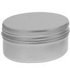 Schraubdose 50ml, Alu-Tiegel aus Aluminium, m. Schraub-Deckel, leer, Kosmetex Kosmetik-Dose,