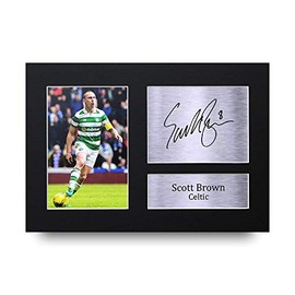 HWC Trading Scott Brown Gift Signed A4 Printed Autograph Celtic Gifts Print Photo Picture Display