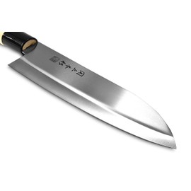 Seki Japan Japanese Seki SANBONSUGI Sushi Chef Knife, 420J2 Stainless Steel Sashimi Deba Knife, Wood Handle, 150 mm (5.9 in)