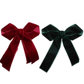 Velvet Hair Bows Alligator Clips Hair Accessories for Girls and Women 2 Pieces