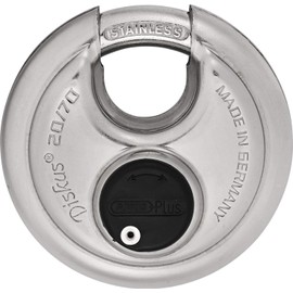 Abus 20/70 KA Diskus Padlock, Extreme High Security Disk Lock, Keyed Alike (KA)