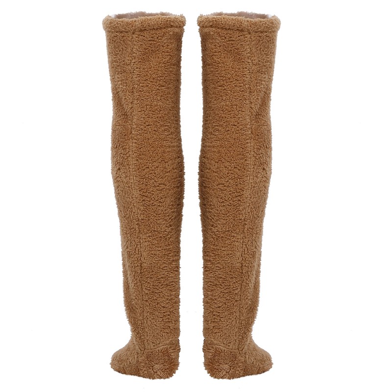 Thicken Long Socks Polyester Women Winter Warm Soft Stockings Warmer