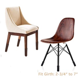 24 PCS Furniture Leg Knitted Protector- Chair Leg Floor Protectors for Avoid Scratches, Furniture Leg Socks for Moving Easily and Reduce Noise, Black