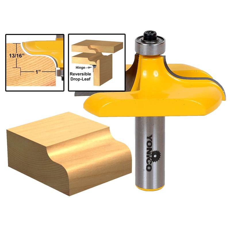 YONICO Router Bits Handrail Set Traditional 1/2-Inch Shank 18232