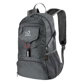 Waterfly Hiking Backpack, Ultralight Outdoor Backpack Foldable Waterproof Multifunctional Daypack for Cycling Travel Climbing Sports, 20 Litres, grey
