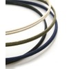 VINGTAINE HK-263-BK- 2 Simple Headband Hair Accessories, Slim, Simple, Office