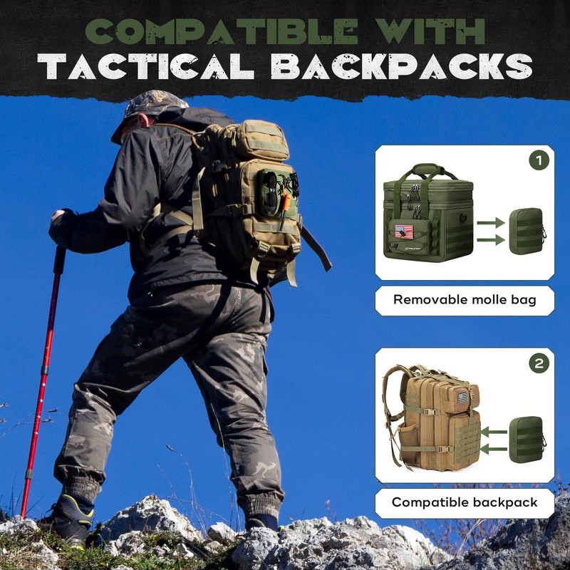 Maelstrom Tactical Lunch Box, 23 L Insulated Lunch Bag for