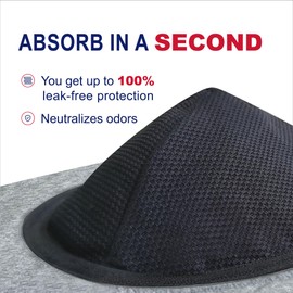 KARSWATT Washable Absorbency Urinary Incontinence Underwear for Men 5" Inseam Leak Free Boxer Briefs for Bladder Leakage 3 Pack (3X-Large, Gray)