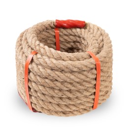 Jute Rope, Natural Hemp Rope, 4-Strand Thick Nautical Ropes (1/2 Inch 98Ft) for Decorative, Crafts, Porch Swing, Hanging, Tug of War, Packing