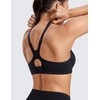 Syrokan women's high impact sports bra, racer back, with strap,