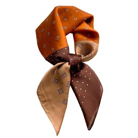 BEILATE Damen Seide Schal Halstuch Seidenschal Seidentuch Scarf Taschentuch Handgelenk Accessoires Stirnband Haarband