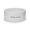 EveryYay Dining in Good Kitty Ceramic Cat Bowl, 3 Cup