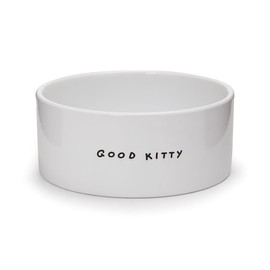 EveryYay Dining in Good Kitty Ceramic Cat Bowl, 3 Cup