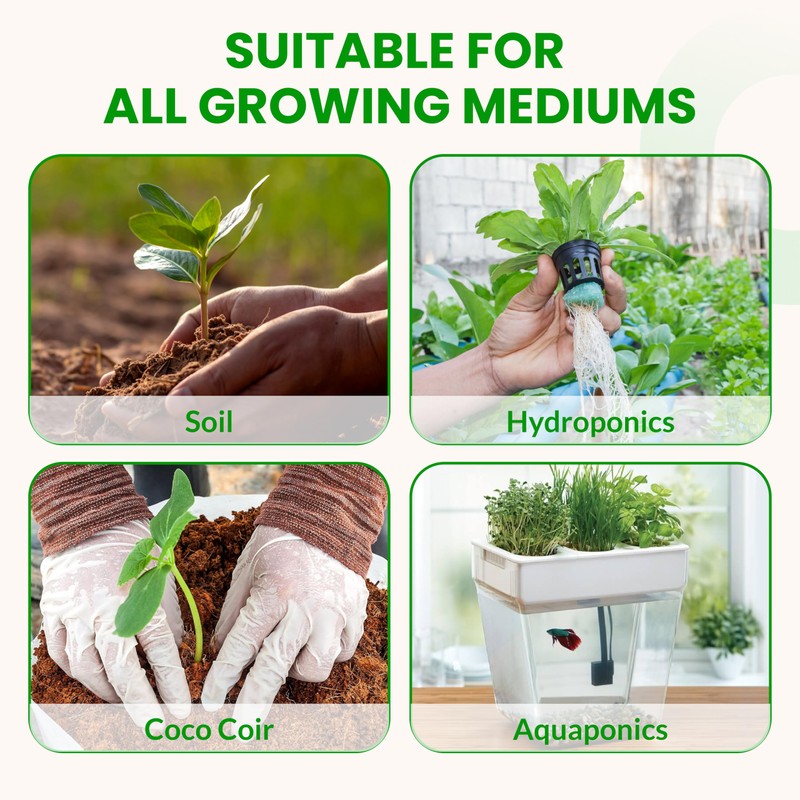 Humboldts Secret Everything Growing 20-20-20 Fertilizer | All Purpose Water