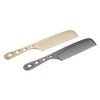 Anself Stainless Steel Hair Comb Hairdressing Steel Comb Hair Cutting