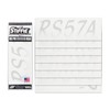 Stiffie Whipline Silver/White 3" DOT Decal Kit Registration Numbers Vinyl