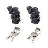 HOWDIA 2Pcs Push Button Lock Glove Box Latch Replacement, Glove