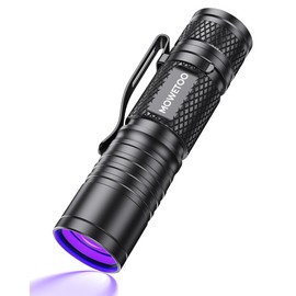 MOWETOO Black Light Flashlight,395nm Mini Zoomable UV Light