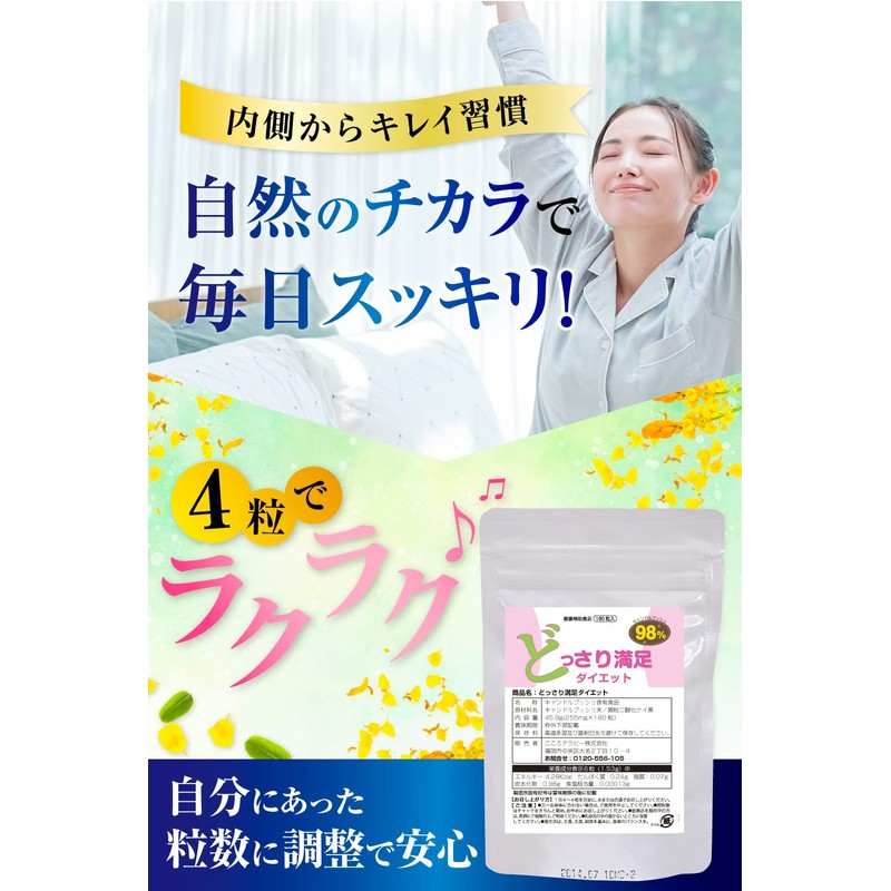[Economical] Dense satisfying diet (1 bag of 180 tablets x