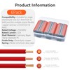 XALXMAW 6Pcs Lever Wire Connectors, 12 Position Terminal Strip Conductor