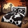 Bedbay Cowhide Comforter Set Queen Size Bed in a Bag