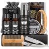 Beard Grooming Kit for Men Care: with Beard Shampoo -